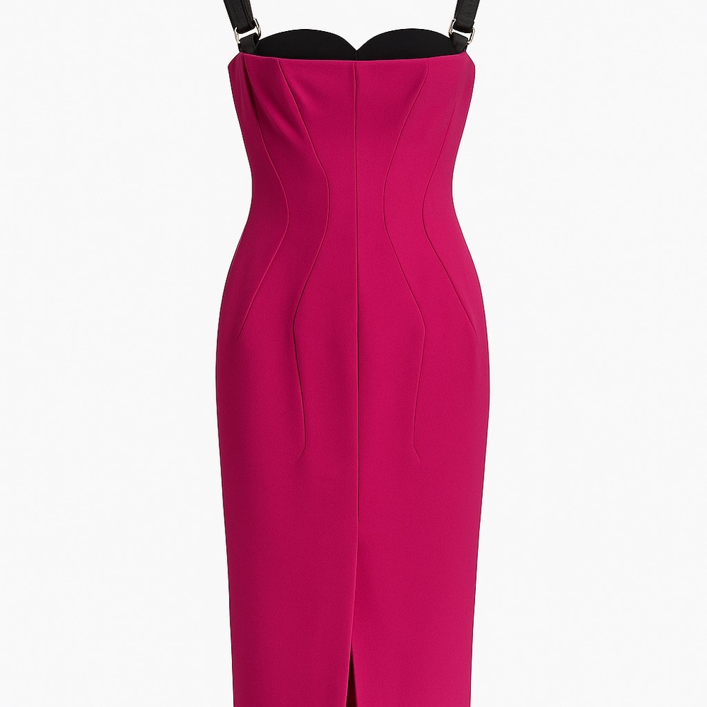 Tom Ford Strapless Fuchsia Dress